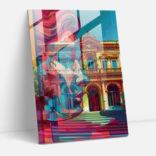 Popcas Klasik Pop Sanat Ev Dekorasyonu - Klasik+Popart Ev Dekorasyonu Cam Tablo Klasikle Pop Sanatı Birleştirin