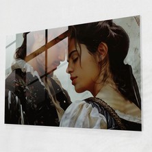 Popcas Caravaggio Tarzı Cam Tablo - Caravaggio Modern Sanat Cam Tablo Ev Dekorasyonu