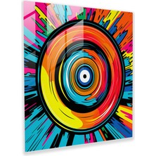Popcas Efsane Retro Vibes Cam Tablo - Efsane Pop Art Ev Dekorasyonu Retro