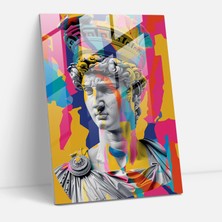 Popcas Romantik Pop Art Cam Tablo - Klasik+Popart Modern Sanat Cam Sanatı