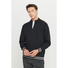 Altınyıldız Classics Pamuklu Standart Fit Normal Kesim Dik Yaka Triko Ceket