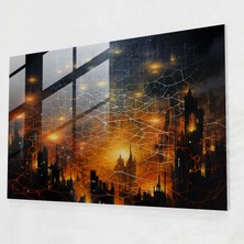 Popcas Blockchain Ev Dekorasyonu - Modern Sanat Karmaşıklık Güvenlik