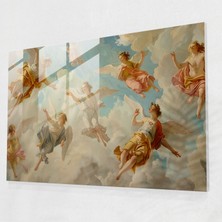 Popcas Barok Tarzı Boyama Cam Sanatı - Ev Dekorasyonu Için Barok Tarzı Boyama Cam Sanatı