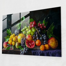 Popcas Parlak Caravaggio Tarzı Cam Duvar Sanatı - Caravaggio Duvar Dekorasyonu Cam Sanatı Modern Sanat