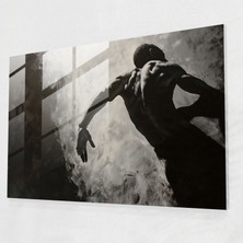 Popcas Caravaggio Tarzı Cam Sanatı - Ev Dekorasyonu Cam Duvar Sanatı Modern Sanat