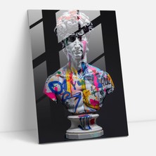 Popcas Klasik Pop Art Cam Sanatı - Klasikizm Pop Art Cam Sanatı Ev Dekorasyonu Modern Sanat