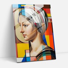 Popcas Klasik Pop Art Duvar Sanatı - Klasik+Popart Ev Dekorasyonu Cam Tablo Modern Sanat
