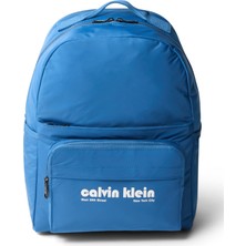 Calvin Klein Mavi Erkek Sırt Çantası Ckj Graphıc Ck Multı Funct Backp