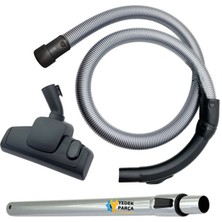 Yedek Parça Pendik Fantom Uyumlu Master Wd 2220 Elektrikli Süpürge Katlanmaz Dayanıklı Güçlü Hortumu Seti Kilitsiz