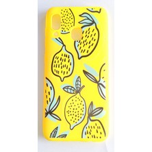 Samsung Galaxy A20/A30 Uyumlu Resimli Yumuşak Slikon Kılıf Sarı