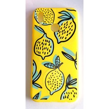 Huawei P20 Lite Uyumlu Resimli Yumuşak Slikon Kılıf Sarı