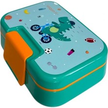 Vagonlife VGN1262 4  Bölmeli Saplı Beslenme Yemek Kabı- Lunch Box 1030 ml Dinazor