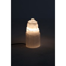 Selenit Doğal Taş Lamba Küçük Boy