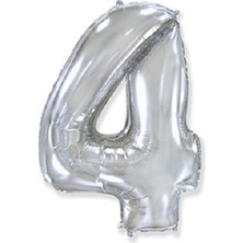 Benim Marifetlerim 4 Rakamı Altın Folyo Balon 34 Inch 86 Adet
