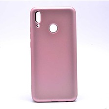 kilifone - Huawei Y9 2019 - Kılıf Mat Soft Premier Silikon Kapak - Rose Gold - T6709