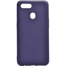 kilifone - Oppo AX7 - Kılıf Mat Soft Premier Silikon Kapak - Lacivert - T7086