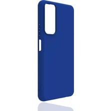 noktaks - Huawei P Smart 2021 - Kılıf Mat Soft Esnek Biye Silikon - Mavi - T15152