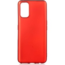 kilifone - Realme 7 Pro - Kılıf Mat Soft Premier Silikon Kapak - Kırmızı - T15550