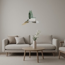 Uçan Kuşlar Dekoratif Aynalı Tablo - Huzur ve Özgürlük - AKMONL7321-6567