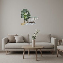 Tembel Kız Dekoratif Aynalı Tablo - AKMONL4997-5043