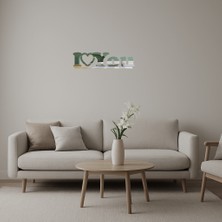 Sevgi Dolu Kalpler Dekoratif Aynalı Tablo - AKMONL6700-2495