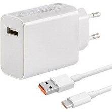 Redmi Note 11 Için Xiaomi 33W Type-C Çift Portlu Şarj Aleti Mdy-11-Ez - Beyaz