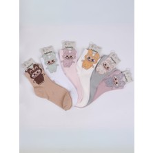 Katamino Çocuk 3D Desenli Renkli Çorap 6'lı Set