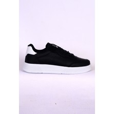 Walkway 158 G Siyah Kadın Bağcıklı Spor Ayakkabı