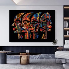 Sarı Elbiseli Kadın Tablosu; Modern Sanat; Nostaljik Araba Duvar Dekoru; Yaşlı Kadınlı Klasik Araba