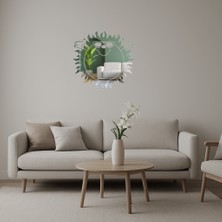 Kırmızı Gözlük Takan Dinlenen Güneş  Aynalı Tablo - AKMONL5963-3257