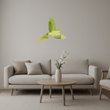 Uçan Kuşlar Dekoratif Altın Aynalı Tablo - Huzur ve Özgürlük - AKMONL7355-7026