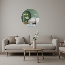 Sırıtkan Yüz Ifade Dekoratif Aynalı Tablo - 3mm  - AKMONL5684-3383