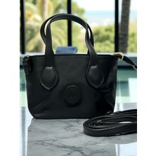 Levidor Saten Kumaş El ve Kol Çantası Omuz Çantası VS.BLKT.0587