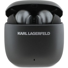 Karl Lagerfeld Orjinal Lisanslı Anc/enc Özellikli Baskı Logolu Bluetooth Kulaklık V5.4 Siyah