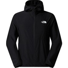 The North Face M 24/7 Woven Fz Hood Erkek Outdoor Ceket Siyah Su Geçirmez Kumaş ile M Beden