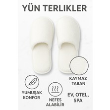 Yumuşak Yün Ev Misafir Günlük Kaymaz Terlik Günlük Ev Terliği Çeyiz Bohça Gelin Terlik