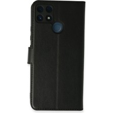 Realme C25 Kılıf Trend S Plus Kapaklı Kılıf - Siyah - AKMONL2545-9873