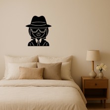 Dedektif Kadın Emoji Dekoratif Tablo - AKMONL8502-2248
