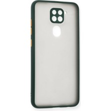 Xiaomi Redmi Note 9 Kılıf Montreal Silikon Kapak - Yeşil - AKMONL7555-6543