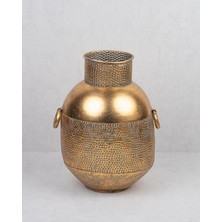 Selin Dekor Şık Metal Vazo