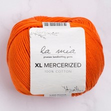 La Mia XL Mercerized Turuncu El Örgü İpi - 194 - 33772