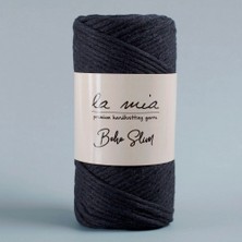 La Mia Boho Slim Siyah El Örgü İpi -L006 - 34203