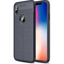 iPhone Xs Max Kılıf Auto Focus Kapak - Lacivert - AKMONL8992-3279