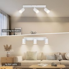 Riolight Modern Beyaz Hareketli Başlık Giyinme Odası,mutfak,cafe,salon Için Gün Işığı Spot