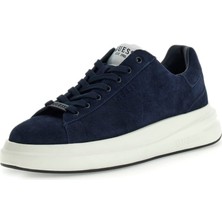 Erkek Elba Süet Kalın Tabanlı Sneaker - Lacivert