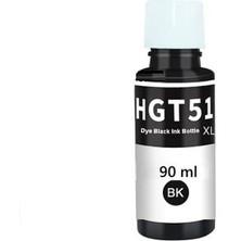 Hp GT51XL-X4E40AE Siyah Muadil Mürekkep Yüksek Kapasiteli 90 ml Hp Ink Tank 315 (Z4B04A) Uyumlu 4 Adet
