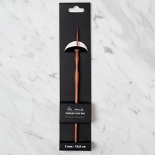 La Mia Rosewood 2 mm 15.5 cm Ahşap Yün Tığ