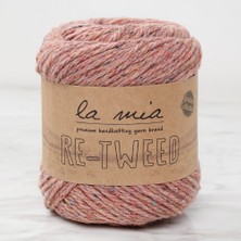 La Mia Re-Tweed Gül Kurusu Melanj El Örgü İpi - L1
