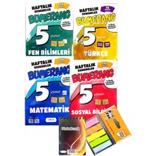 Günay Yayınları 5.sınıf Bumerang 4'lü Haftalık Deneme-Yeni Müfredat Yeni Baskı-