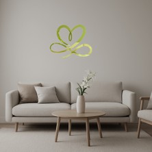 Kalp ve Sonsuzluk Dekoratif Altın Aynalı Tablo - AKMONL5474-9629